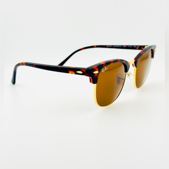 Ray-Ban ClubMaster Sunglasses RB3016 Polished Havana frame B15 Brown Lenses New! main image 5